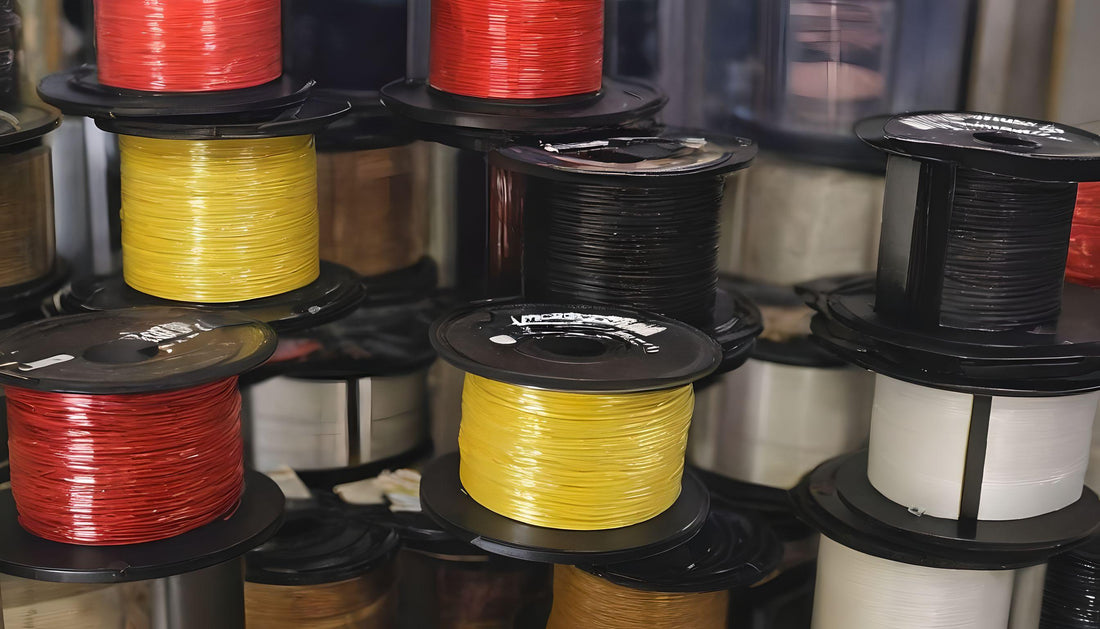 many rolls of wire