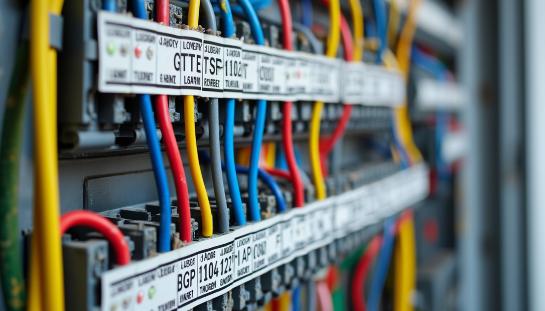 An image of a clean and well-organized electrical panel.