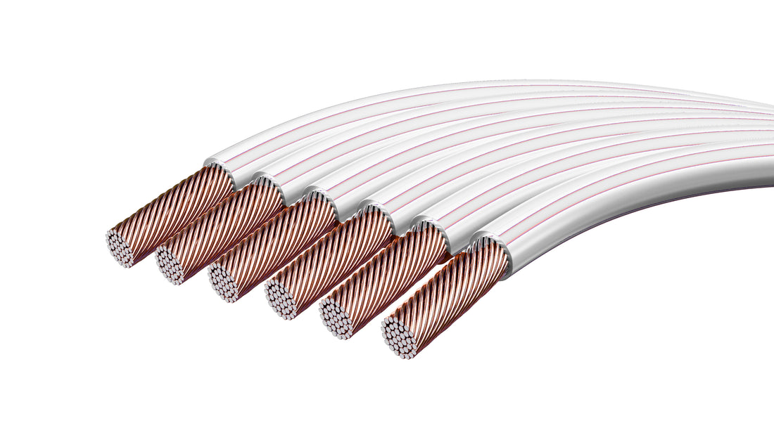 six wire ends with white coating